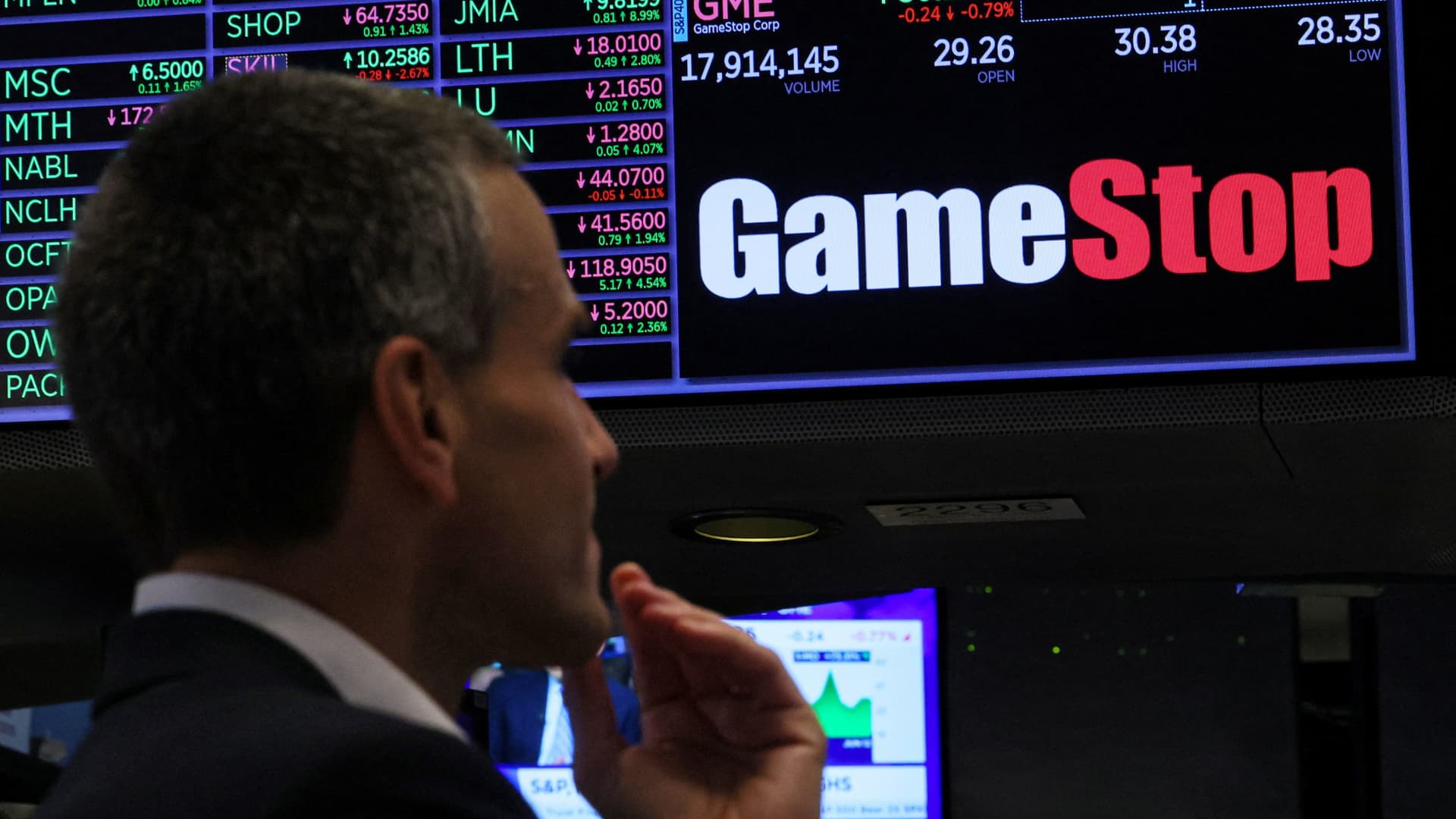 GameStop shares roam higher after Michael Burry says he’s been buying the stock
