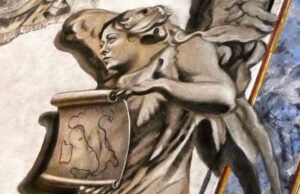 Catholic Church, Italy overview profane cherub modeled on Meloni… Catholic Church, Italy overview profane cherub modeled on Meloni…