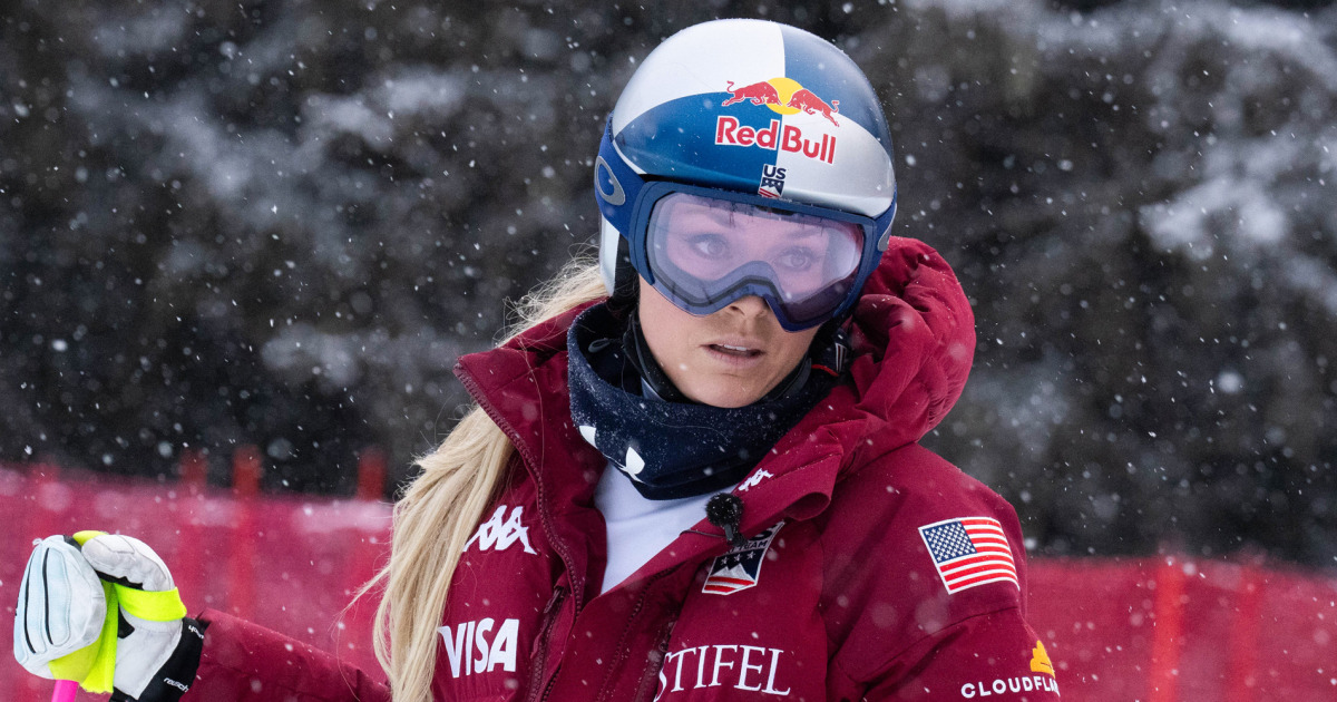Lindsey Vonn completes coaching dart one week after she tore her ACL