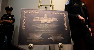 Jan. 6 plaque installed at U.S. Capitol following yearslong delay Jan. 6 plaque installed at U.S. Capitol following yearslong delay