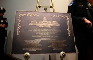 Jan. 6 plaque installed at U.S. Capitol following yearslong delay Jan. 6 plaque installed at U.S. Capitol following yearslong delay