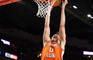 David Mirkovic ratings 22 gains to wait on No. 11 Illinois to a 78-72 victory over Maryland David Mirkovic ratings 22 gains to wait on No. 11 Illinois to a 78-72 victory over Maryland