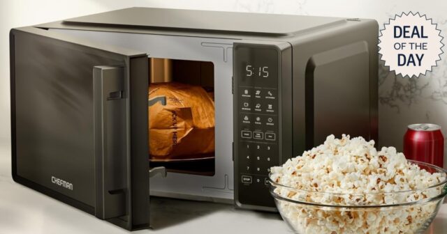 Deal of the Day: Chefman has a microwave for below $70 upright now