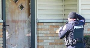 Indianapolis councilman says photos fired at his dwelling and a ‘no files facilities’ screen left on his doorstep Indianapolis councilman says photos fired at his dwelling and a ‘no files facilities’ screen left on his doorstep