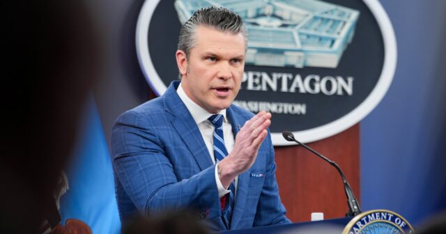 Hegseth assaults ‘unpatriotic’ media and compares newshounds to Jewish biblical community