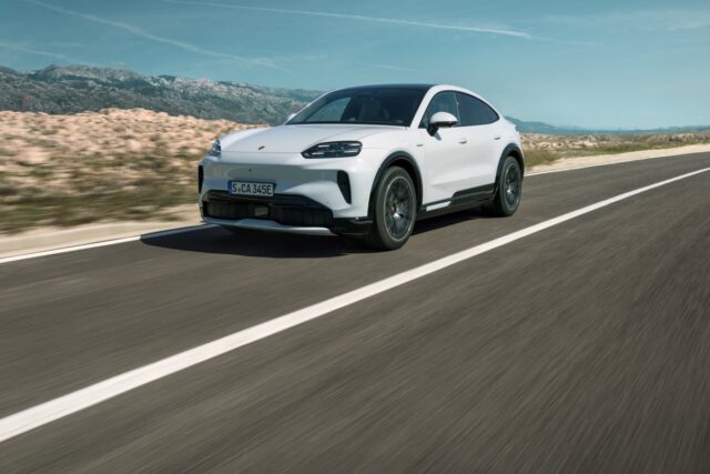 Porsche is including an all-electric Cayenne coupe to its lineup