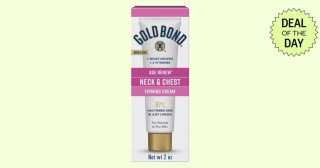 gold-bonds-neatly-liked-skin-tightening-neck-cream-is-on-sale-for-12.jpg Gold Bond’s neatly-liked skin-tightening neck cream is on sale for $12