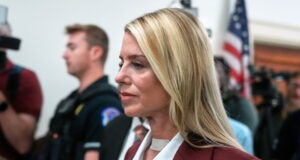 Bandaged Bondi refuses to answer questions about The Don’s Epstein files… Bandaged Bondi refuses to answer questions about The Don’s Epstein files…