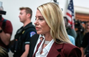 Bandaged Bondi refuses to answer questions about The Don’s Epstein files… Bandaged Bondi refuses to answer questions about The Don’s Epstein files…