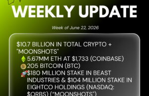 Bitmine Immersion Applied sciences (BMNR) Announces ETH Holdings Attain 5.67 Million Tokens, and Total Crypto and Total Money Holdings of $10.7 Billion Bitmine Immersion Applied sciences (BMNR) Announces ETH Holdings Attain 5.67 Million Tokens, and Total Crypto and Total Money Holdings of $10.7 Billion