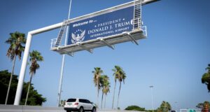 Florida’s Palm Sea walk airport renamed for Trump Florida’s Palm Sea walk airport renamed for Trump