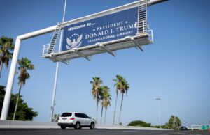 Florida’s Palm Sea walk airport renamed for Trump Florida’s Palm Sea walk airport renamed for Trump