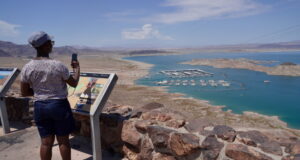 Lake Mead hits historic low water stage as Colorado River struggles Lake Mead hits historic low water stage as Colorado River struggles