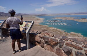 Lake Mead hits historic low water stage as Colorado River struggles Lake Mead hits historic low water stage as Colorado River struggles