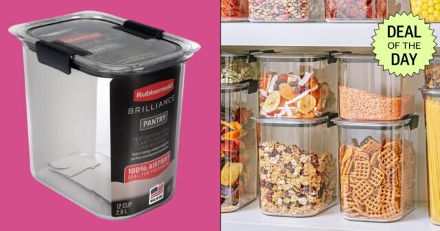 this-rubbermaid-container-retains-meals-new-offers-organized-and-your-pantry-attempti6a876faa2705b.jpg This Rubbermaid container retains meals new, offers organized and your pantry attempting gorgeous — it’s $12 this day